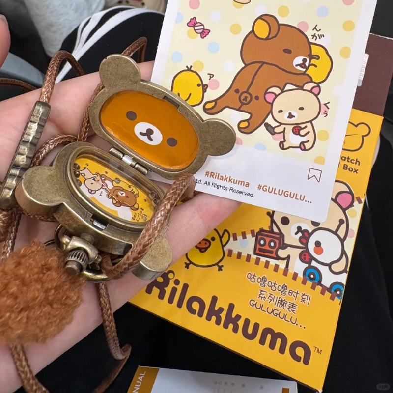 Moments Watches & Jewelry Vaughan Mills - Originele Rilakkuma Gulugulu Moment Series Polshorloge