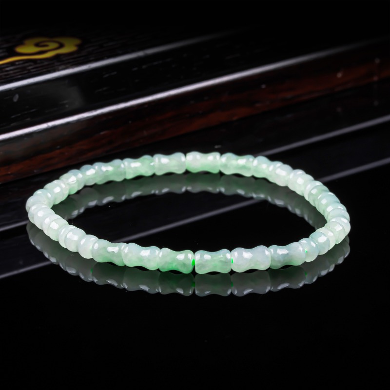 Jewelry & Watches Sp Z Oo Janów Lubelski - Nieuwe Echte Natuurlijke Jade Bamboe Armband