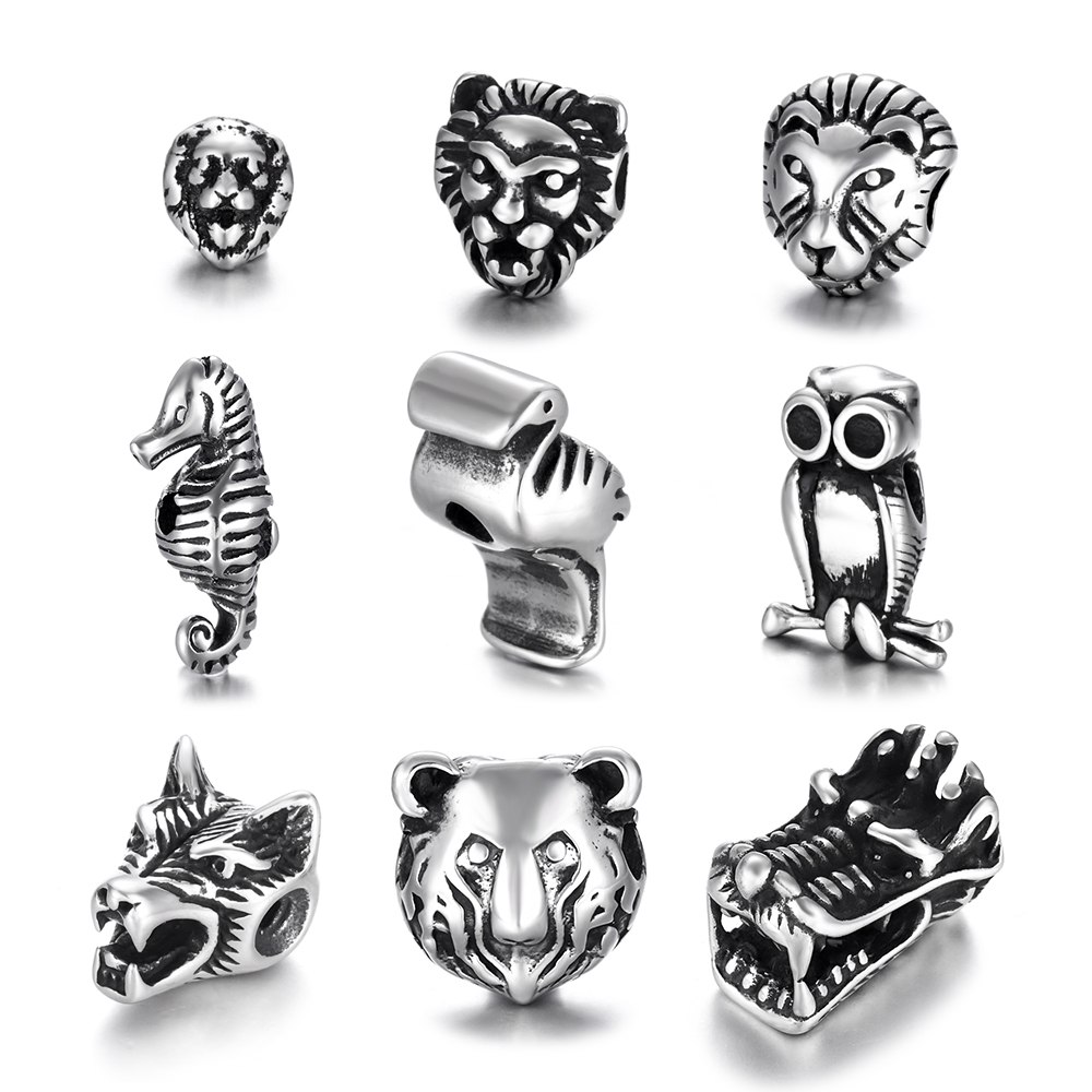 Wolf Jewelry & Watches Tampa - Rvs Animal Wolf Viking Warrior Helm