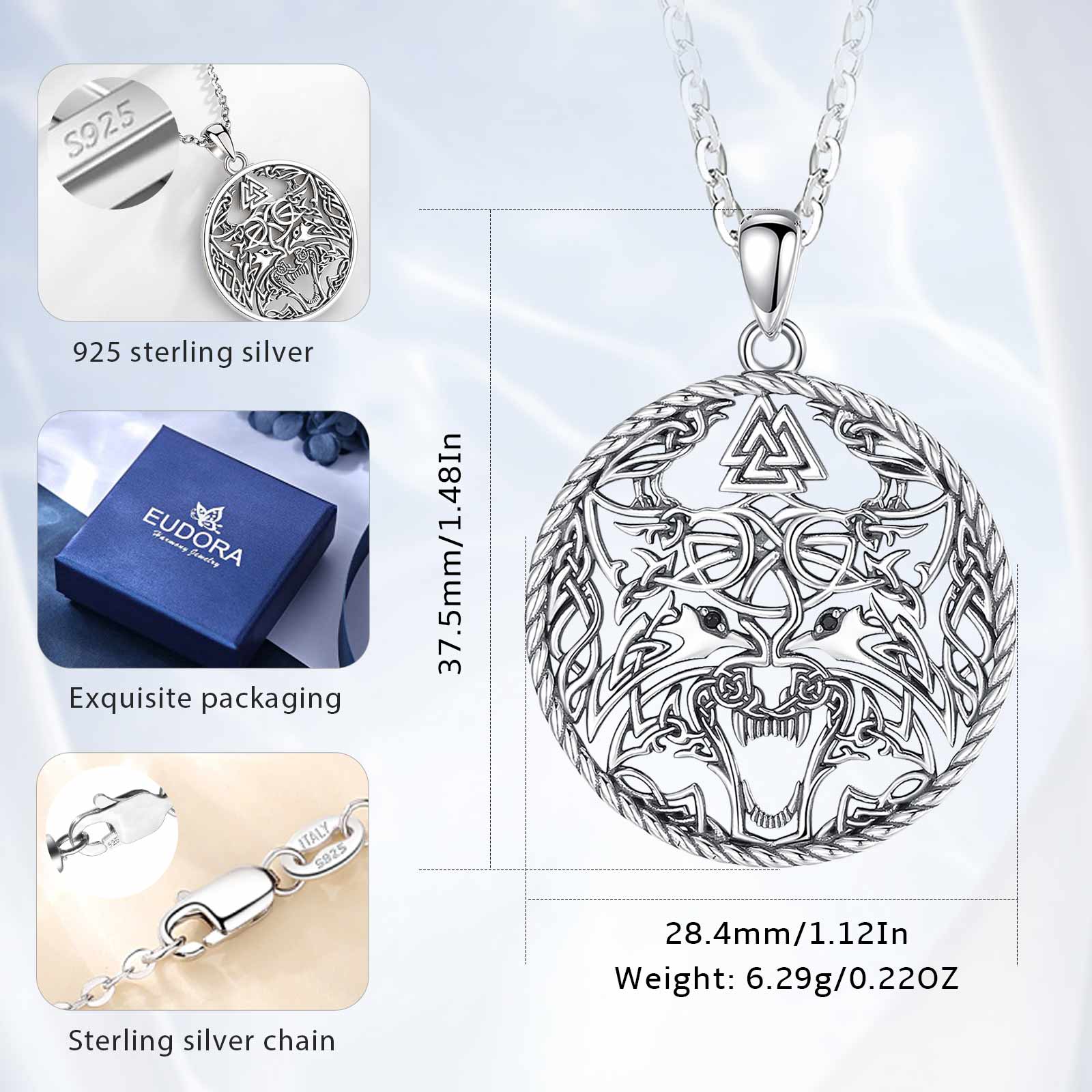 Eudora 925 sterling zilveren V - Wolf Jewelry & Watches Tampa recensie en prijs