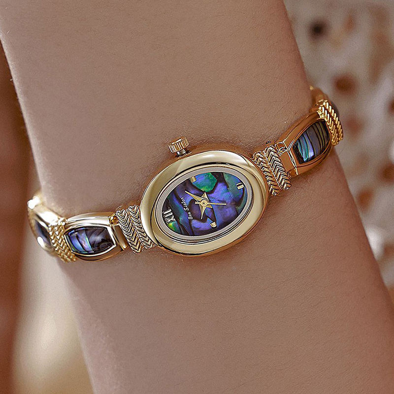 Ovale wijzerplaat damesarmband - Jewelry Watches Gold recensie en prijs