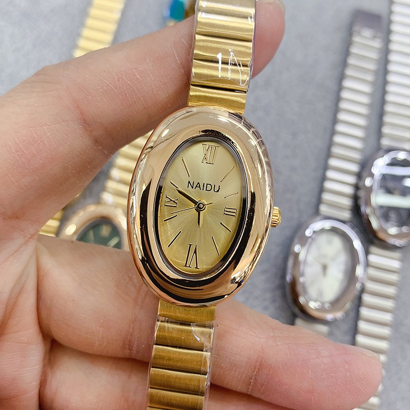 Luxe Merk Goud Ovale Vrouwen Q - Jewelry Watches Gold recensie en prijs