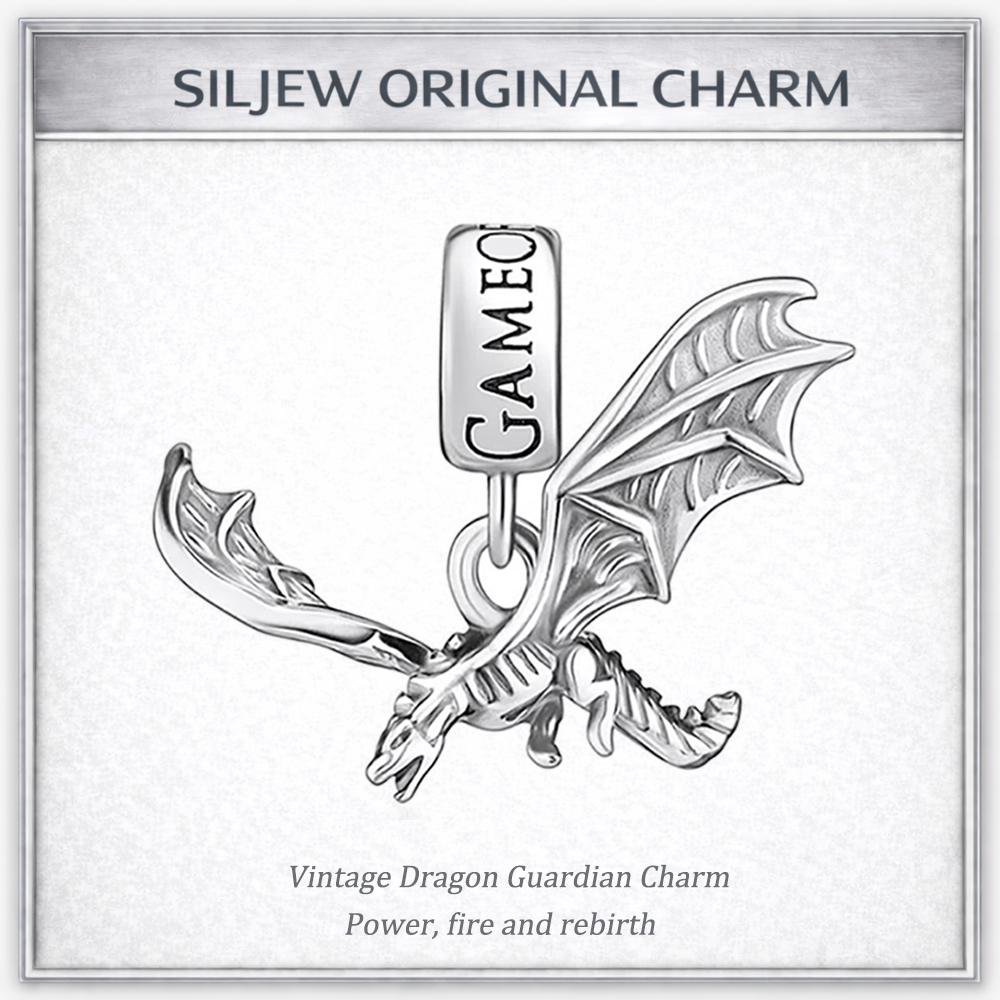 SilJew Vintage Fantasy Dragon  - Wolf Jewelry & Watches Tampa recensie en prijs