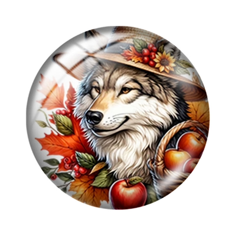 Herfstbloem Wolf 12/18/20/25mm - Wolf Jewelry & Watches Tampa recensie en prijs