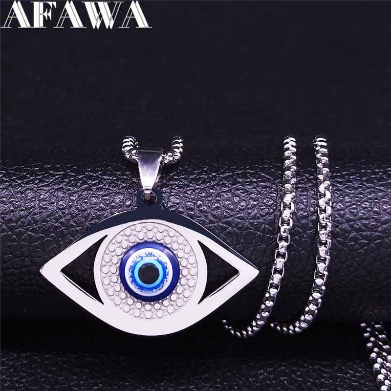 Islam Hamsa Evil Blue Eye kett - Jewelry & Watches Sp Z Oo Janów Lubelski recensie en prijs