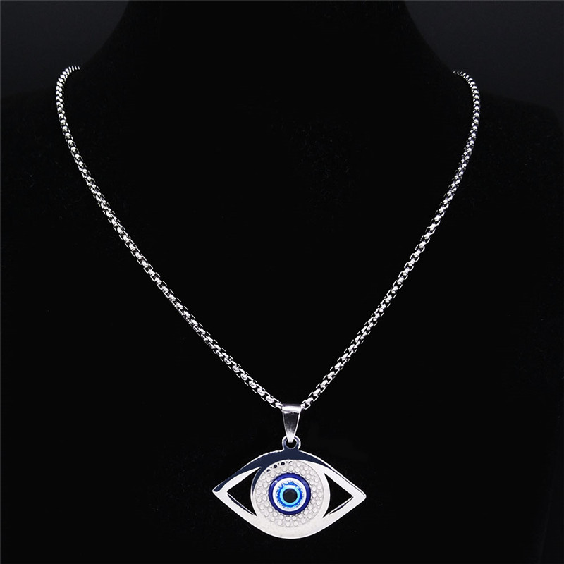 Islam Hamsa Evil Blue Eye kett - Jewelry & Watches Sp Z Oo Janów Lubelski recensie en prijs