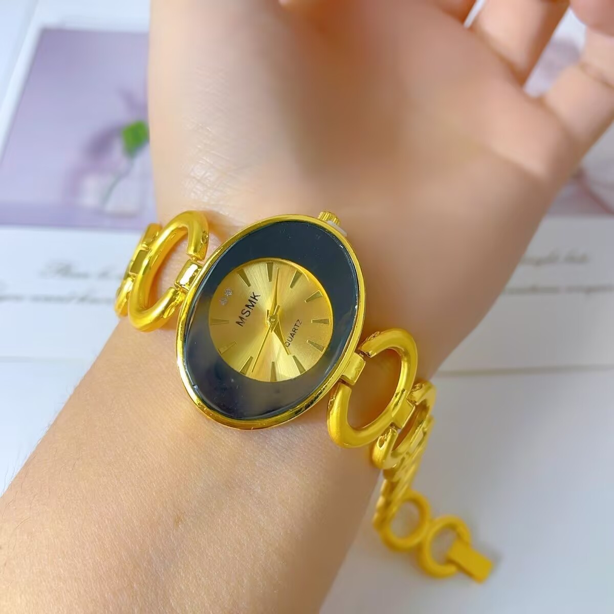 Nieuwe Amerikaanse 24K Verguld - Jewelry Watches Gold recensie en prijs