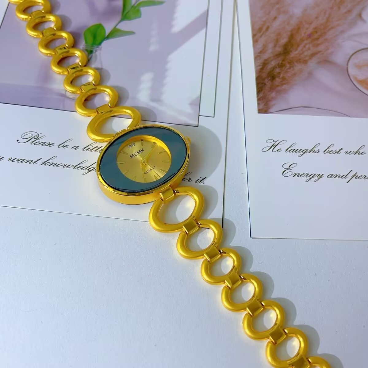 Nieuwe Amerikaanse 24K Verguld - Jewelry Watches Gold recensie en prijs